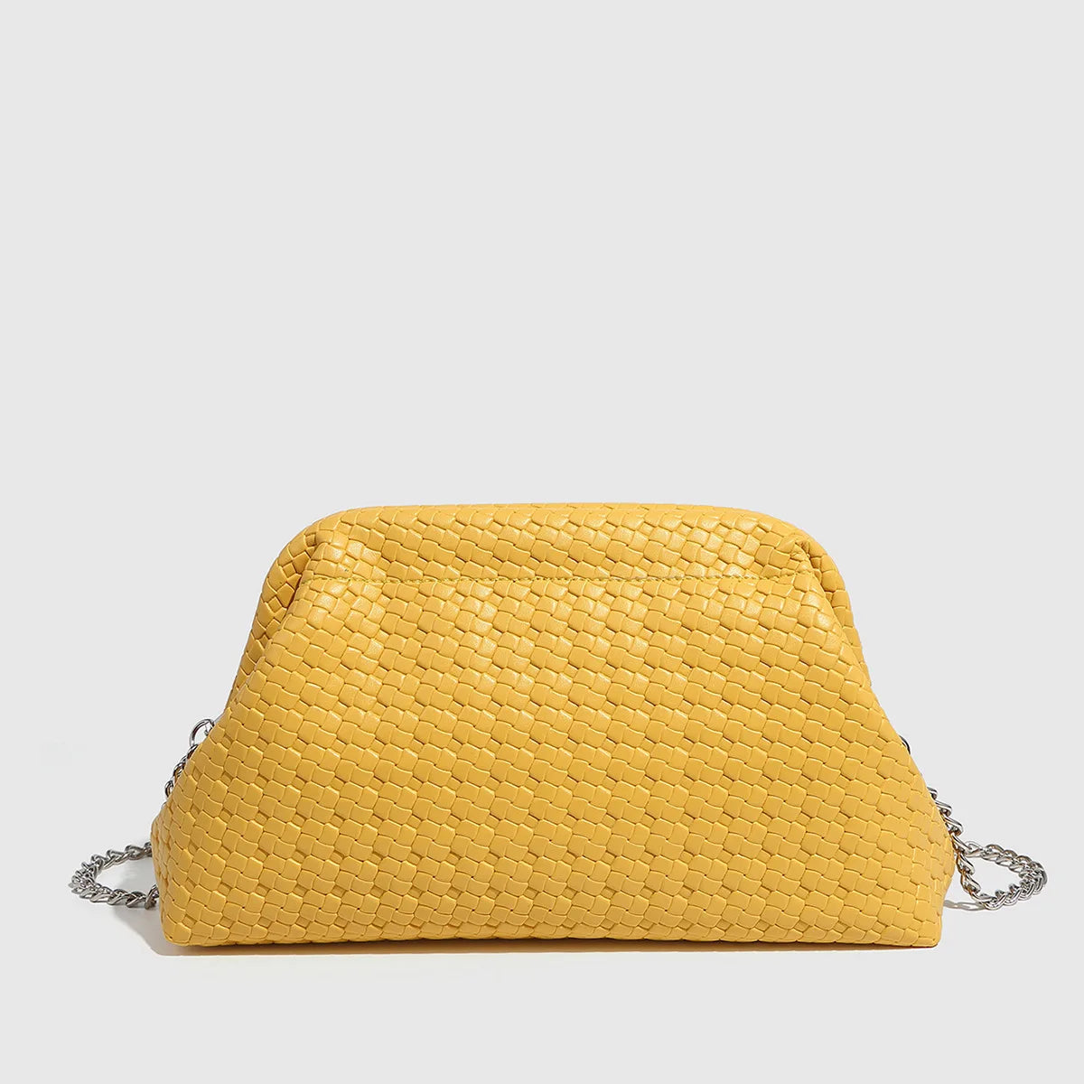 High-End Retro Woven Embossed Handbag | Solid Color Portable Large Capacity Cloud Bag (Dinner Bag, Perfect for Parties, Crossbody)