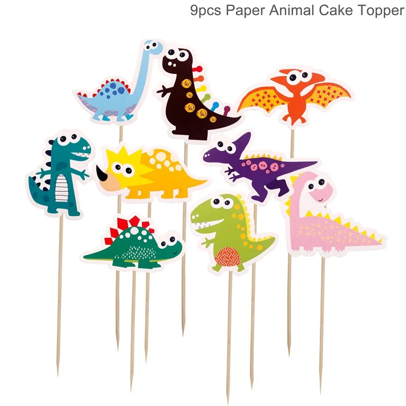 Dinosaur Party Backdrop Dinosaur Birthday Party Decorations Kids Boy Baby Shower Decor Jungle Safari Birthday Party Supplies