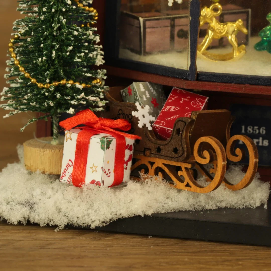 New DIY Christmas Wonderland Miniature Kit - Handcrafted 3D Book Nook Model, Creative Christmas & Black Friday Gift Idea
