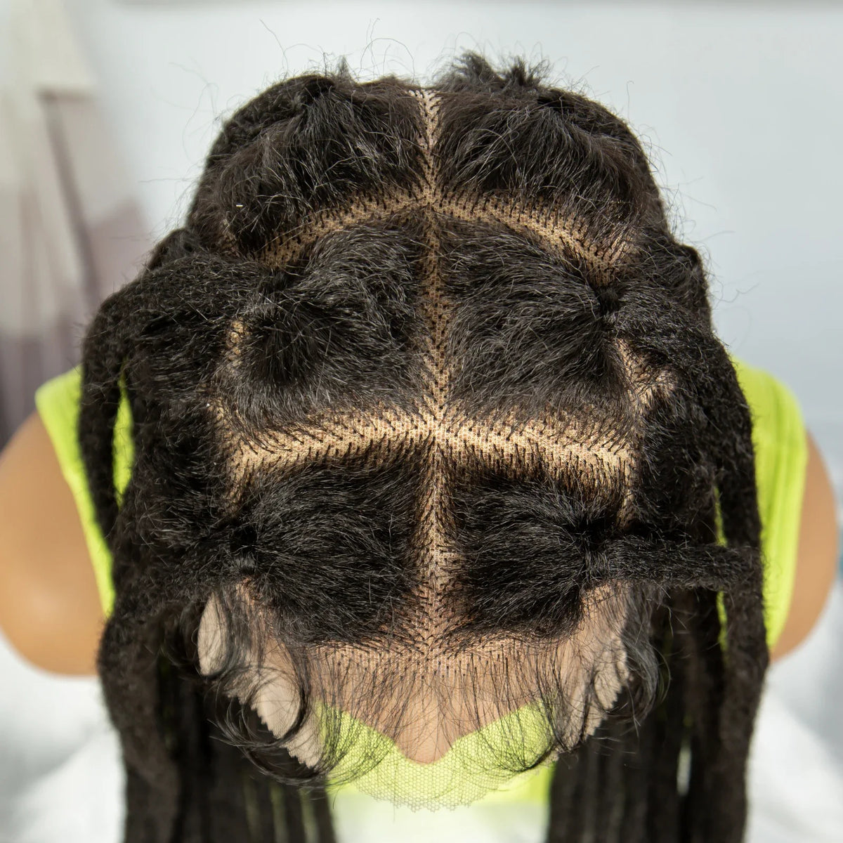 60" Super Long Knotless Box Braids Wig | Transparent Full Lace