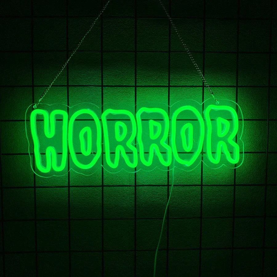 Halloween Theme Neon Signs, Led Letter Icons, Used For Room, Horror Cinema, Haunted House Adventure, Bar, Club Wall Decor.