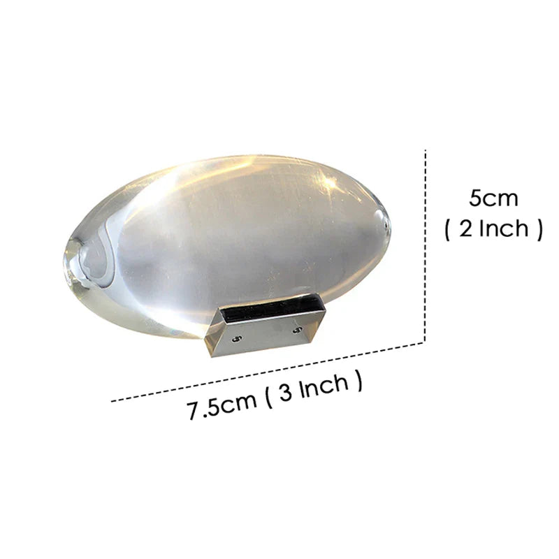 Italian Designer Led Table Lamp Eye of The Sky Crystal Bedside Lamp Creative Sunset Projector Night Light for Bedroom Home Decor