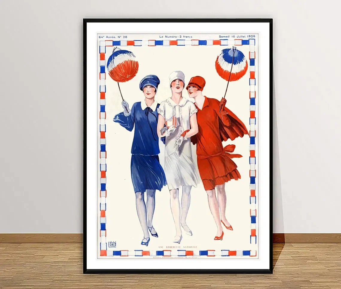Warren B. Davis - Dance of Three Muses art print, Museum quality Fine Art Print