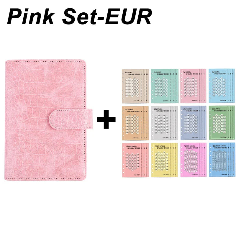 A6 100 Envelopes Eave Money, 52 Weeks Save Challenge, 30 Days Save, Euros USD Cash Envelopes Budget Planner Easy To Save