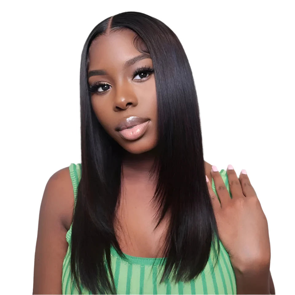 Golden Blonde #30 Straight T-Part Lace Front Wig | Indian Remy Human Hair