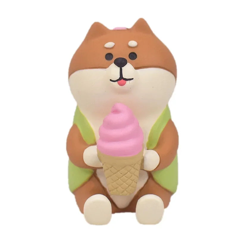 Cute Cat Ornament Admiring Flowers Scene ZAKKA Cherry Blossom INS Trendy Toy DIY Resin Handicraft Ornament