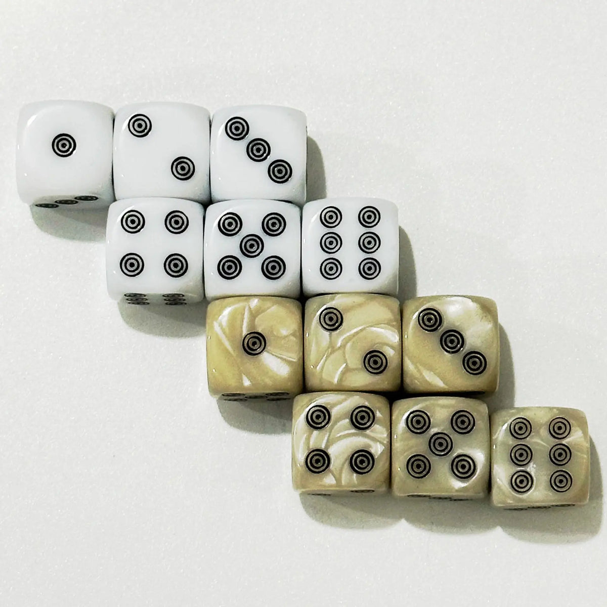 10 Pcs/set 6 Sided Circle Dice Funny Puzzle Game