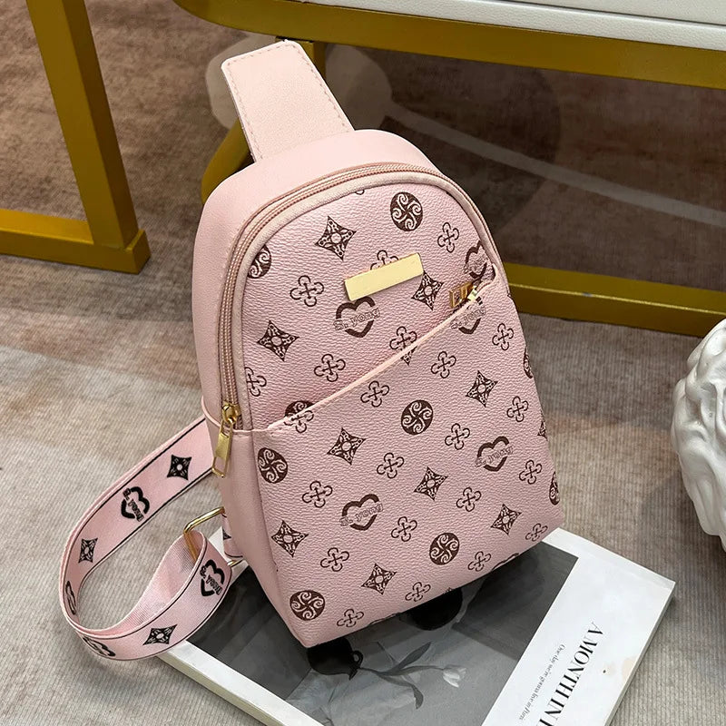 Women's & Men's Crossbody New Chest Bag | Printed Messenger Bag (Ladies' Versatile Shoulder Bag)