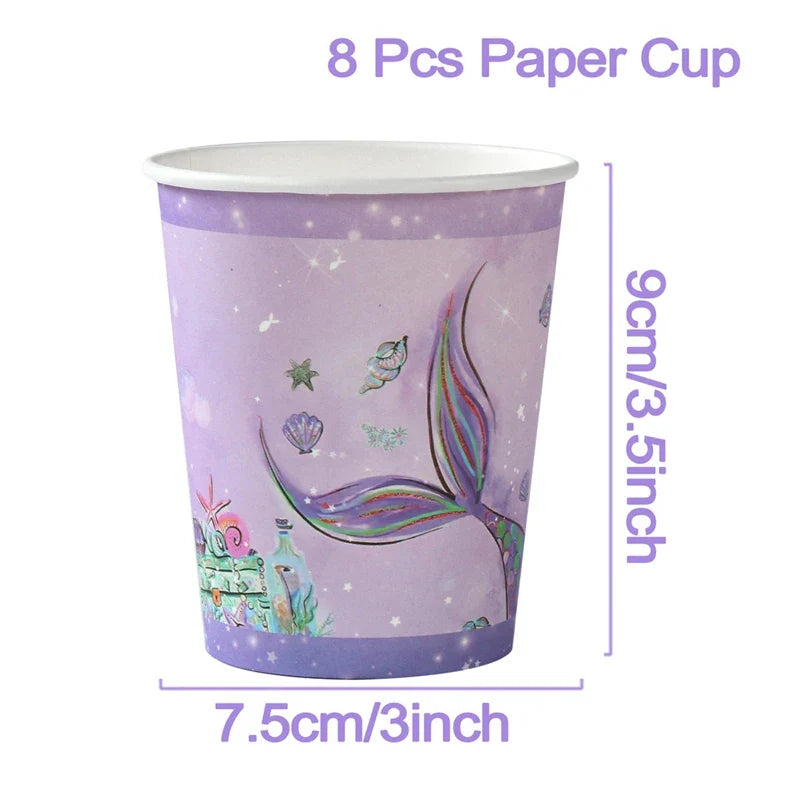 Mermaid Tail Cupcake Stand Under The Sea Little Mermaid Birthday Party Supplies Wedding Birthday Party Decor Kids Baby Shower