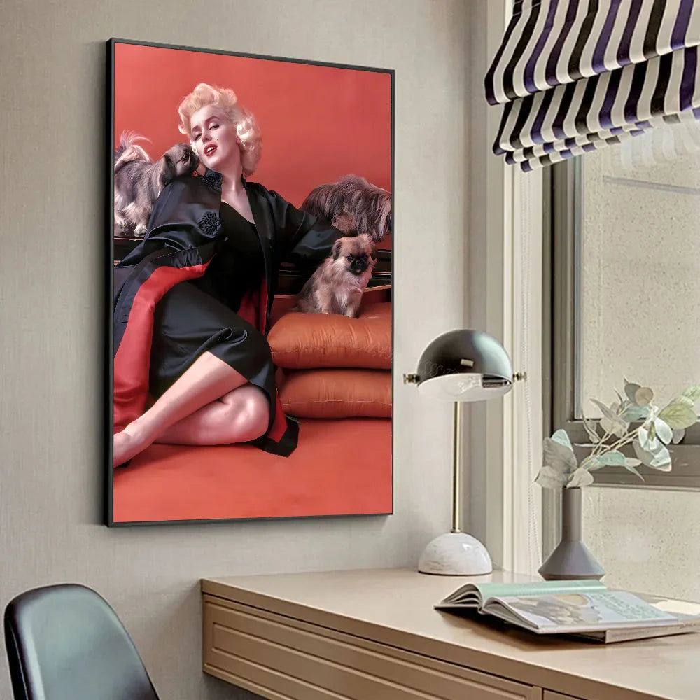 M-Marilyn Monroe Poster HD Posters Home Room Bar Cafe Decor Art Wall Painting Picture