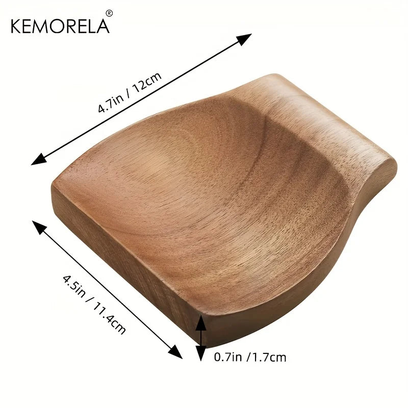 KEMORELA 1PCS Wooden Holder Spoon Utensil Kitchen Wooden Spoon Holder Cooking Spatula Utensil Holder Clips Wooden