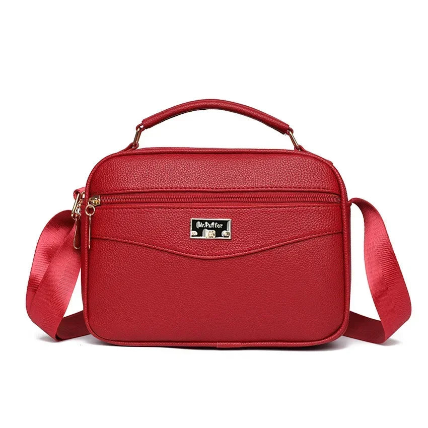 Large Capacity Foreign Trade PU Small Square Bag | New Women's Simple Handbag & Versatile Crossbody Purse