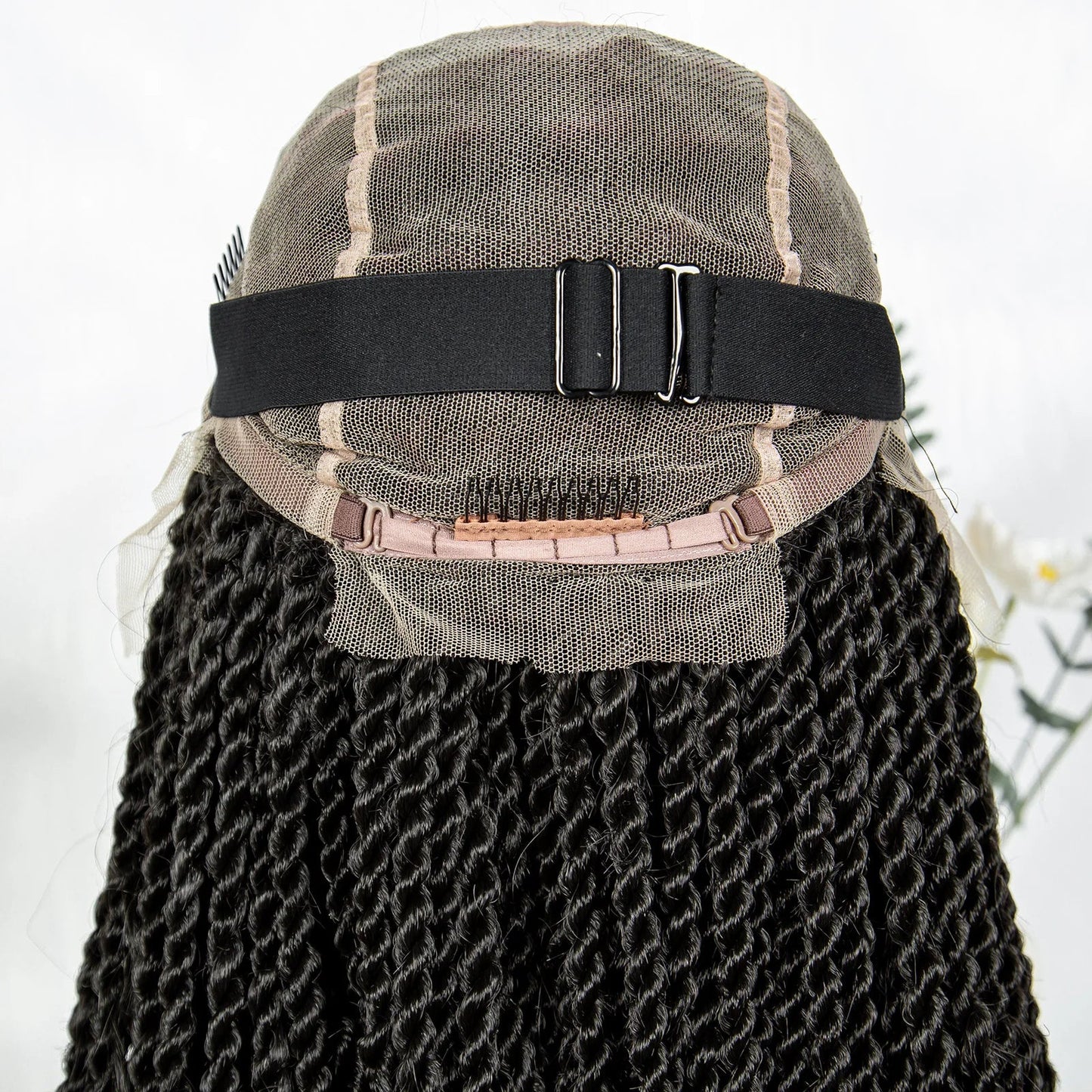 Braided Wigs Knotless Synthetic Box Braided Wigs Full Lace Curly Dreadlocks Wigs Long Length Hair Wig for Black Women