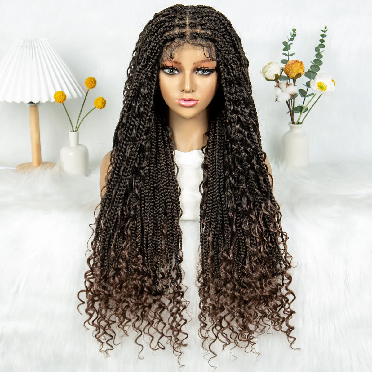 KIMA Box Twisted Dreadlocks Wig | Full Lace Front with Baby Hair
