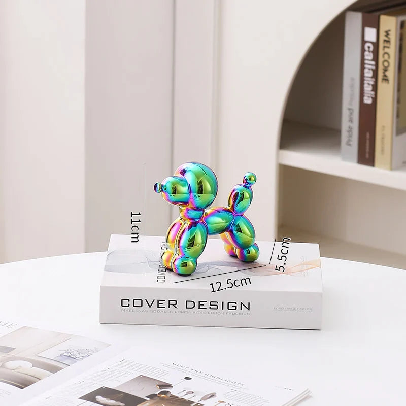 Ceramic Guest Dog Figurine Home Decor room Decoration Accessories Office Nordic Animal Decorative Sculptures Figurines