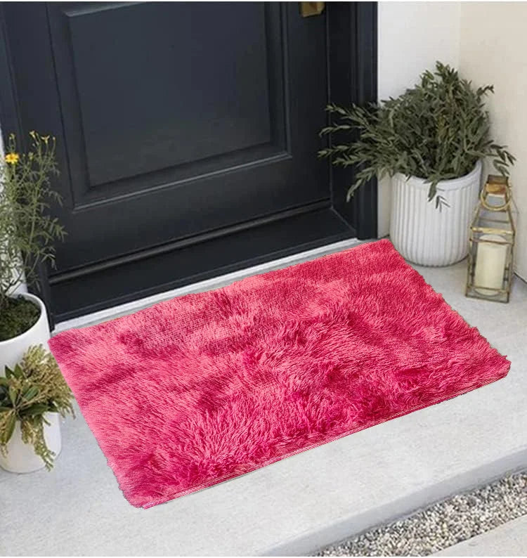VIKAMA 40*60 Doormat Welcome Mat Soft Carpet For Live Room Rug For Bedroom Soft Winter Warm Floor Mat Room Rug Home Decoration