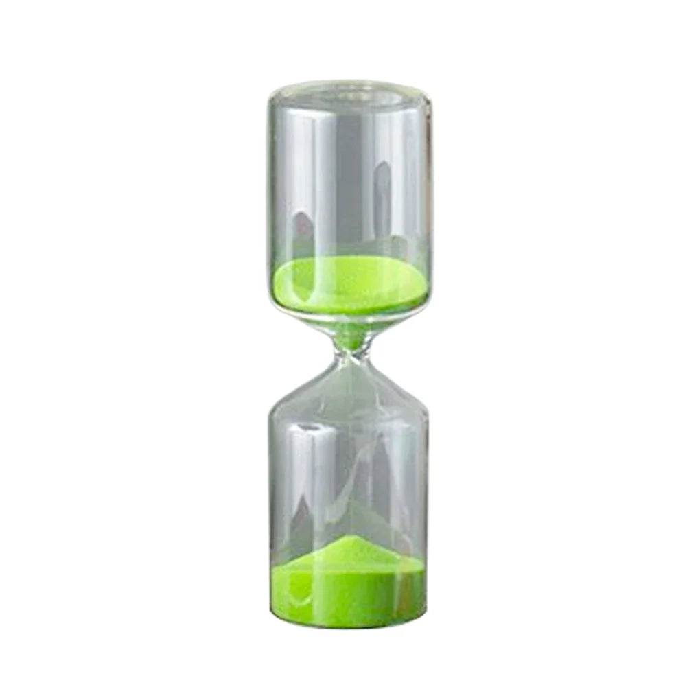 5/10/15/30 Minutes Sandglass Sand Timer Color Glass Hourglass Sand Clock Children Kids Gift Fashion Home Decoration