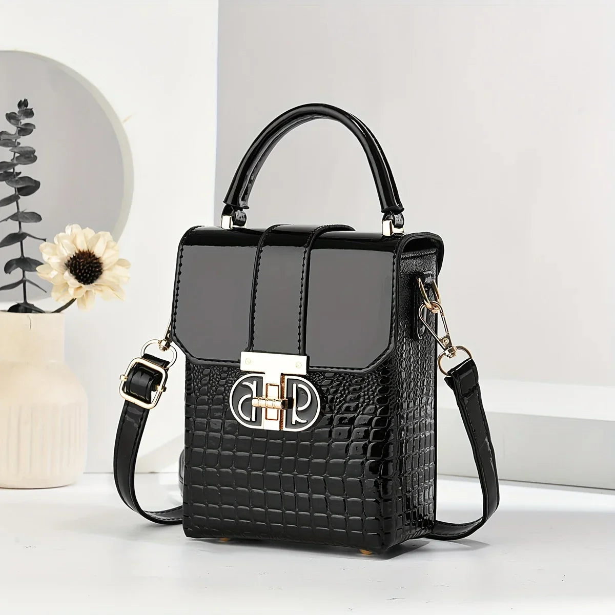 Fashion Women's Crossbody Phone Bag & Wallet | Small Flap Handbag (PU Leather, Versatile)