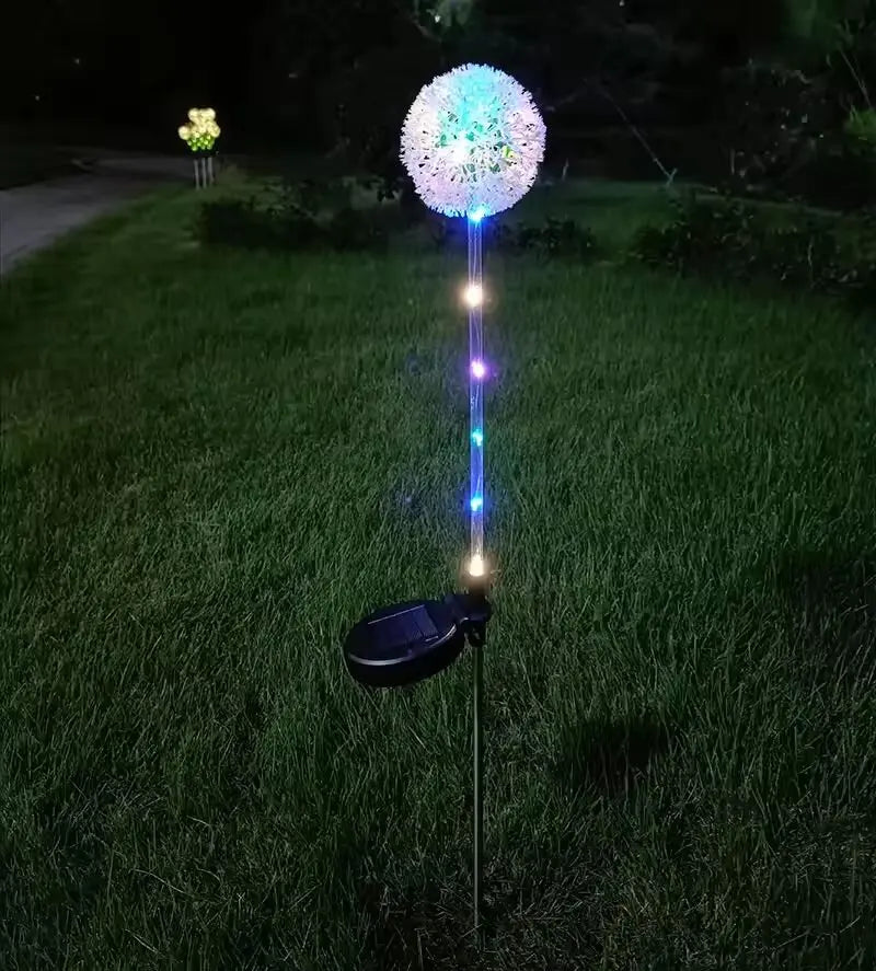 Solar LED Dandelion Lights,Outdoor Waterproof Decorative Lights,Landscape Lighting For Garden,Lawn,Yard,Pathway And Potted Plant