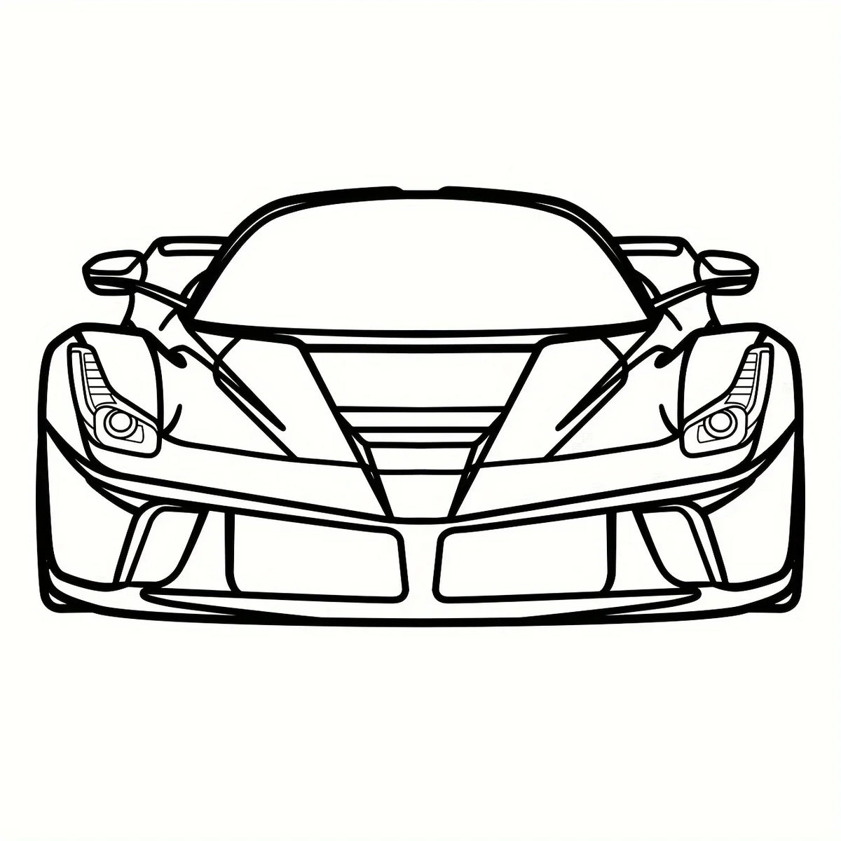 Decorative Hot Border Metal Line Art Designed Specifically for Passionate Automotive Aficionados Looking To Create Wall Displays