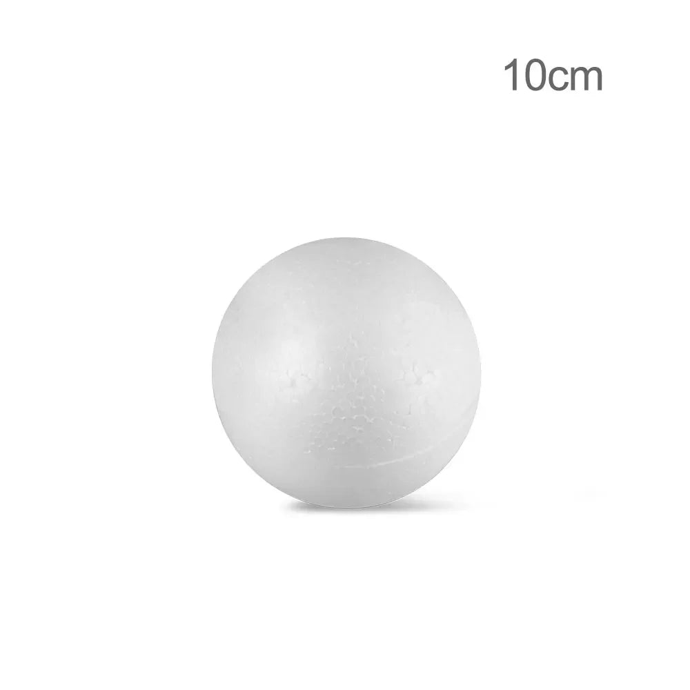 10CM 12CM 15CM Modelling Polystyrene Styrofoam Foam Ball White Craft Ball For DIY Christmas Party Decoration Supplies Gifts hot