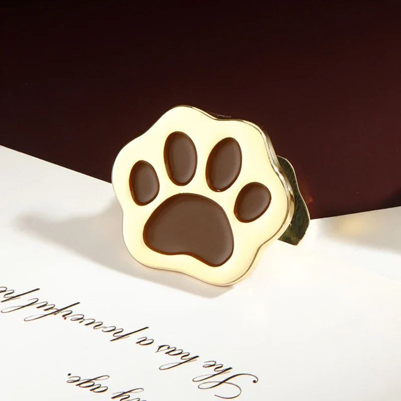 Metal Cat Paw Binder Clips Bill Binder Clip Foldback Notes Letter File Paper Clip Binding Securing Clip Office School Stationery