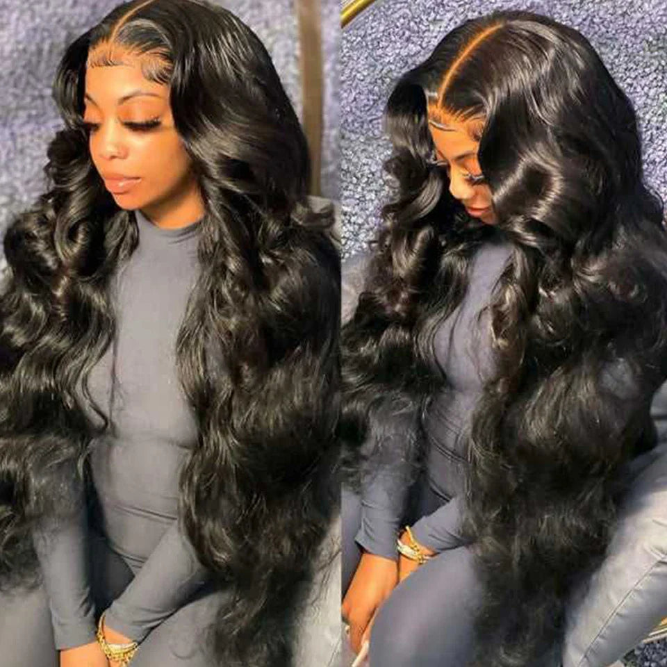 Indian Body Wave Transparent Wear-to-Go T-Part Lace Wig | Human Hair Lace Front (On Sale Clearance)