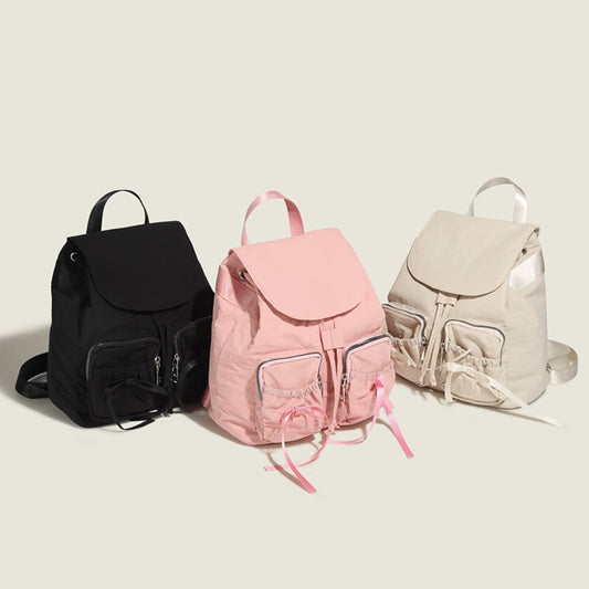 Lightweight Nylon Backpack, Summer Academy Casual backpack purse, Nylon Backpack
