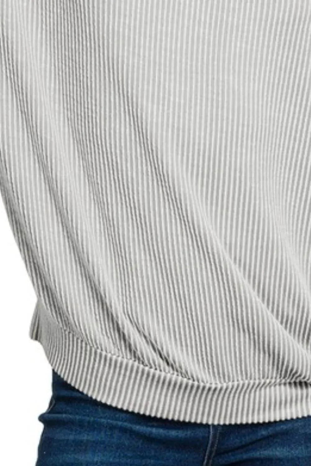 Zenana Corded Rib Short Sleeve T-Shirt