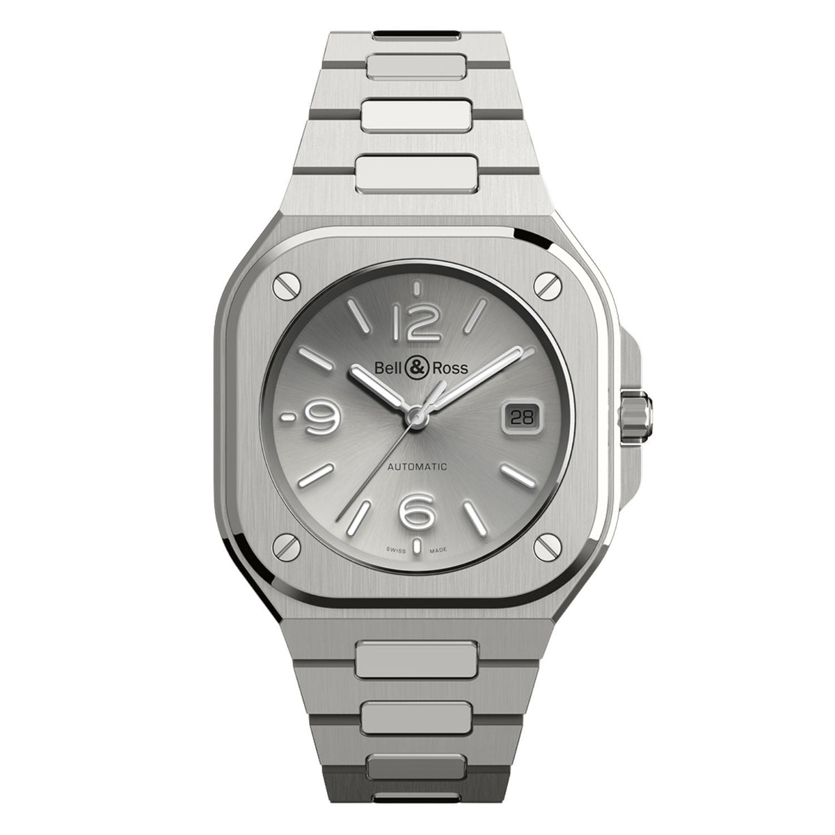 Bell & Ross Men's Grey Steel