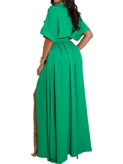 Cardigan Dress With Waist Slimming Tie m