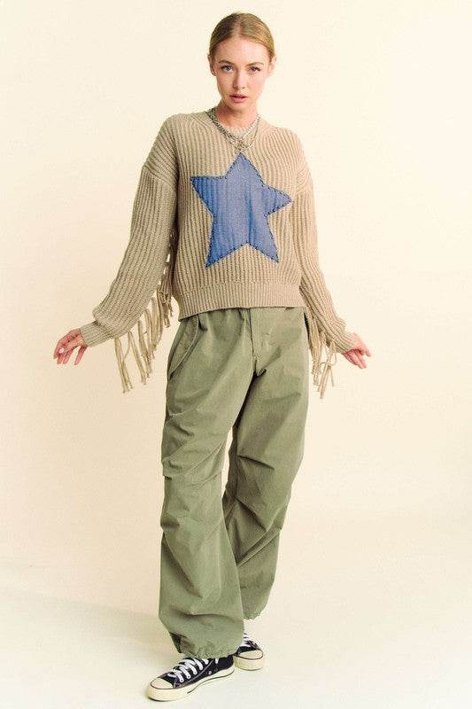 Davi & Dani Drawstring Baggy Pants with Pockets