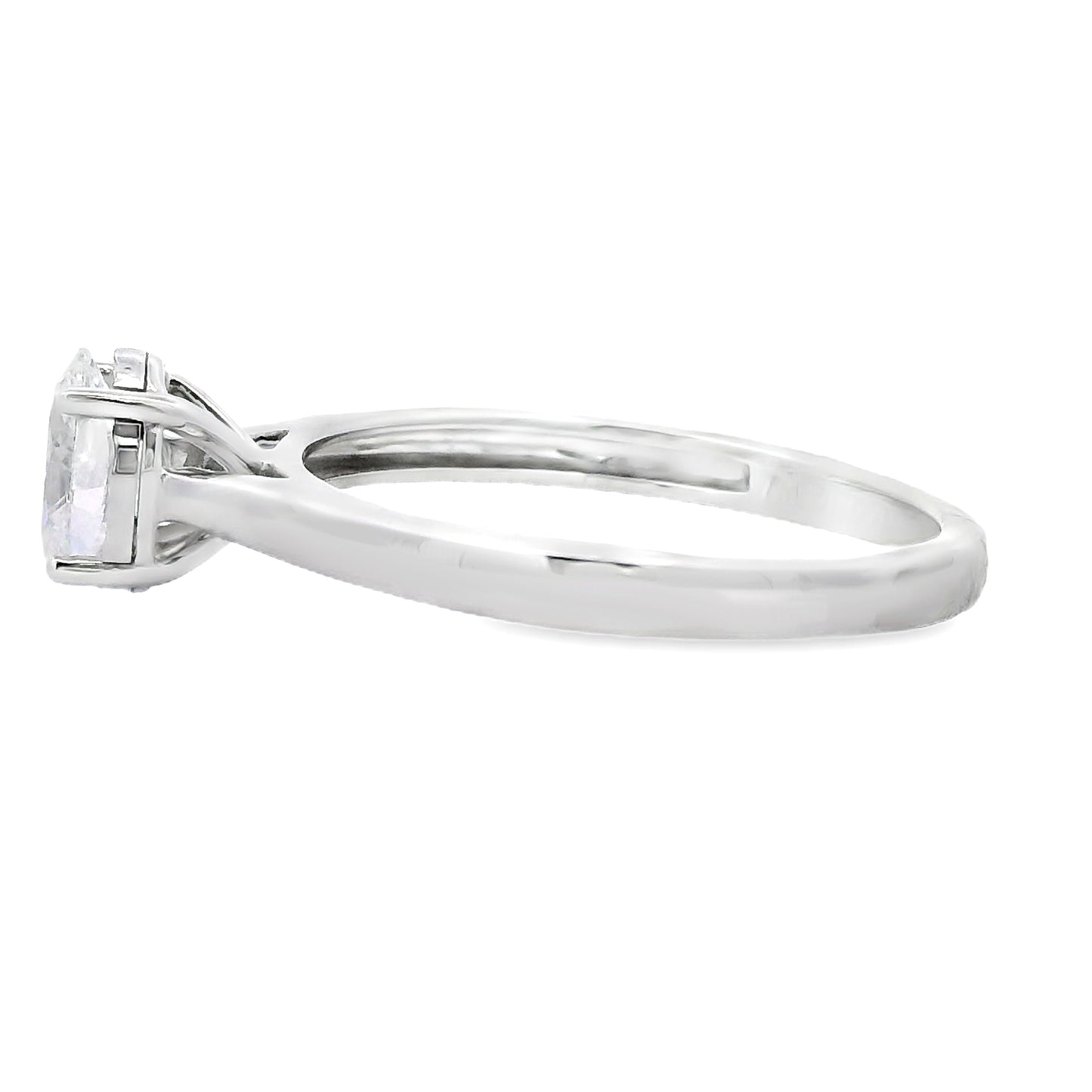 Genuine .50ct Lab Grown Diamond 10KT White Gold