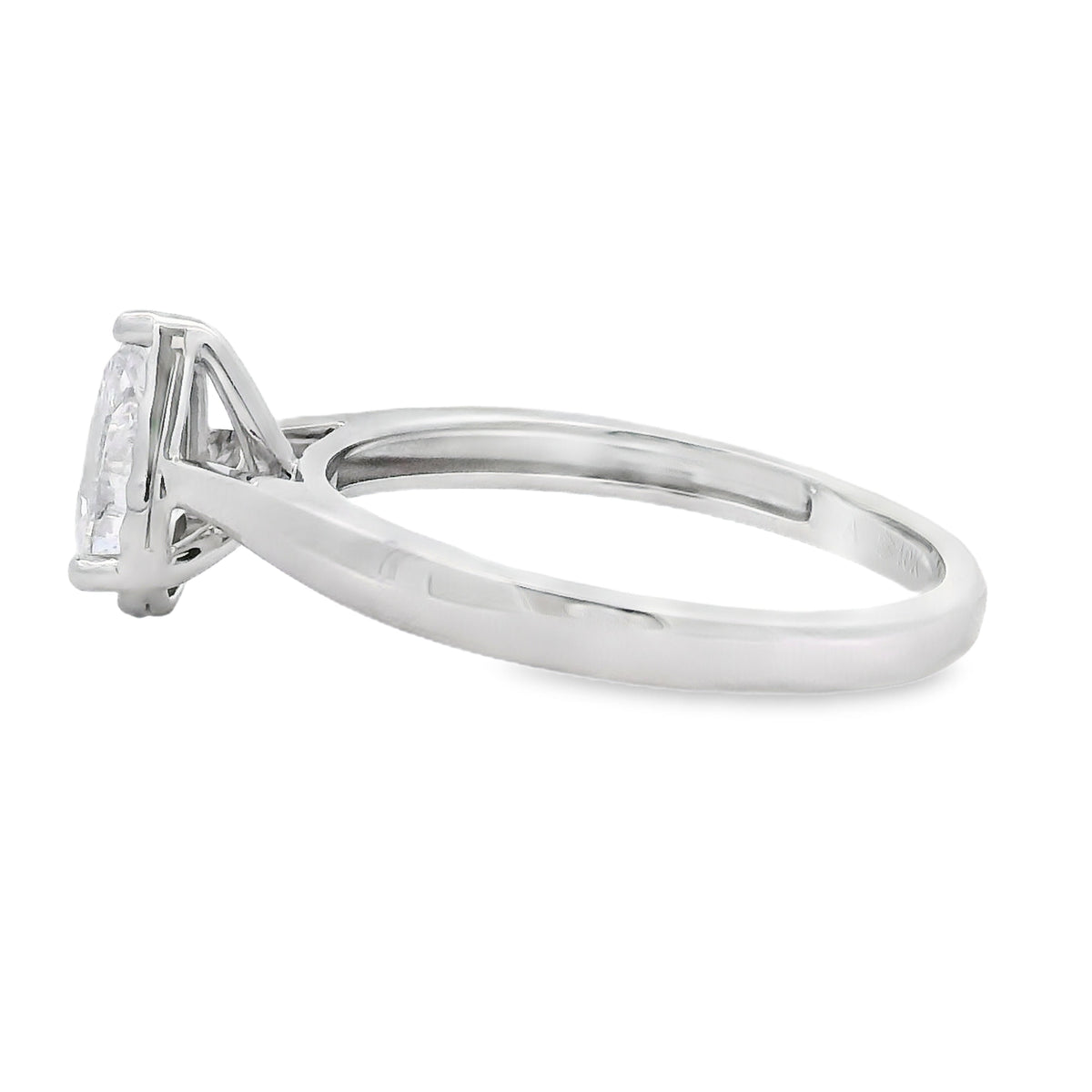 Genuine .50ct Lab Grown Diamond 10KT White Gold