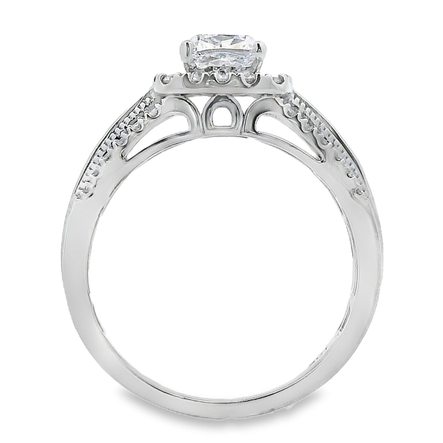 1.53ct Lab Grown Diamond Eng Only 10KT White Gold
