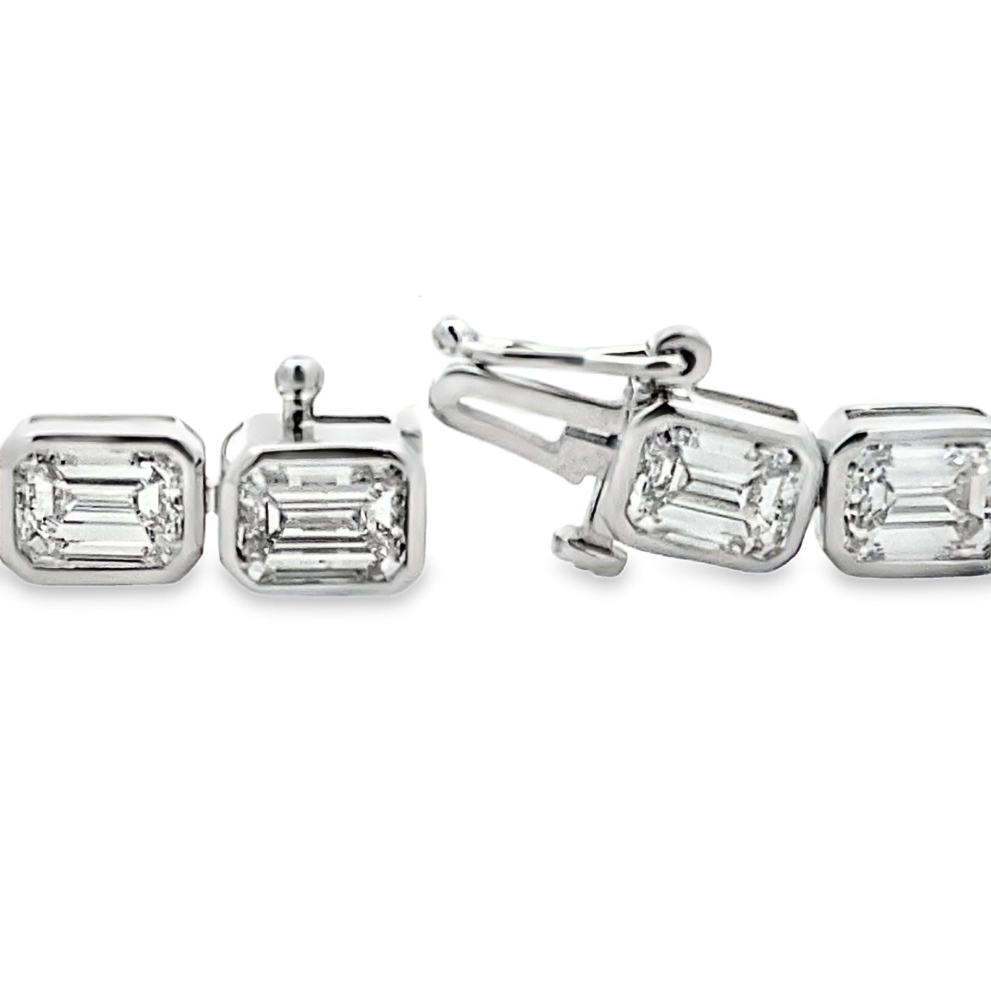 Lab Grown Diamond Tennis Bracelet 14KT White Gold
