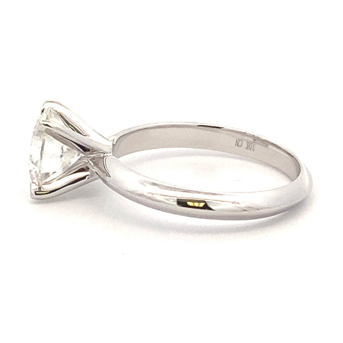 Natural 1.75ct Moissanite Sterling Silver