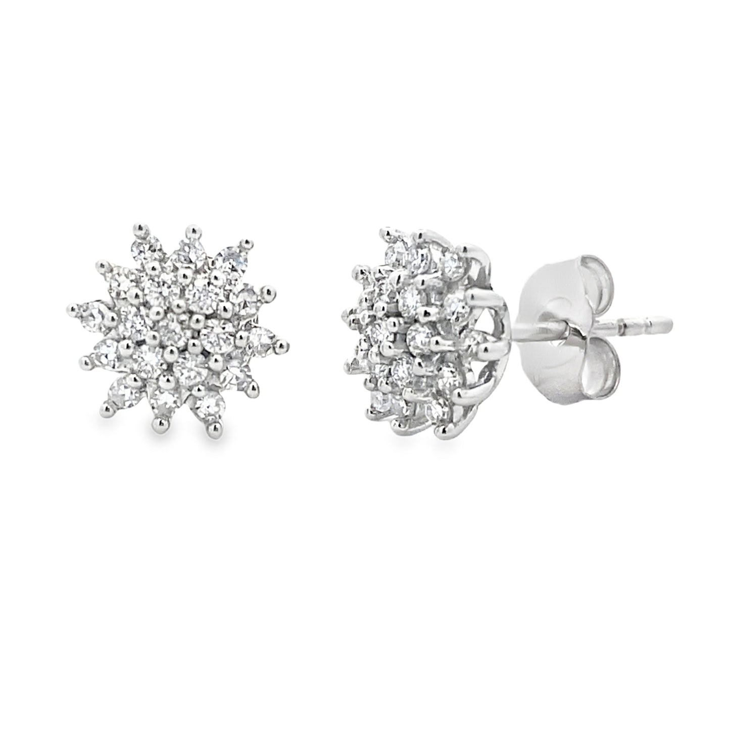 .33ct Lab Grown Diamond Earrings 10KT White Gold
