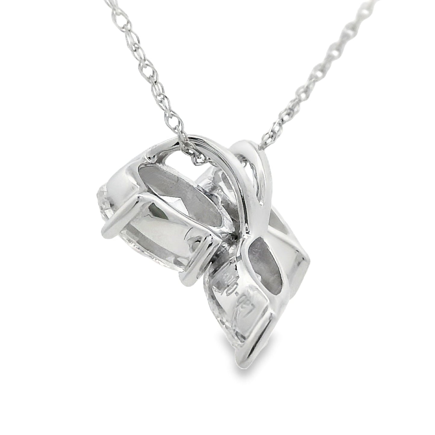 Lab Grown Diamond Fashion Pendants 14KT White Gold
