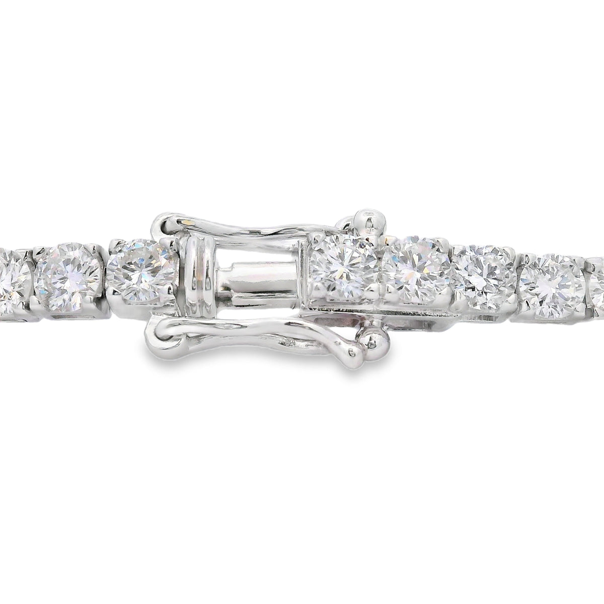 Lab Grown Diamond Tennis Bracelet Sterling Silver
