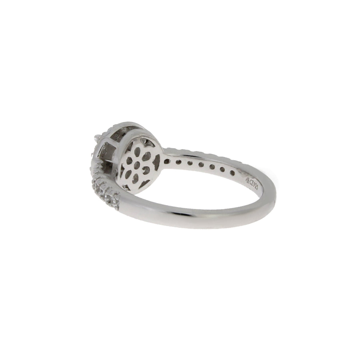 Cubic Zirconium Ring Sterling Silver
