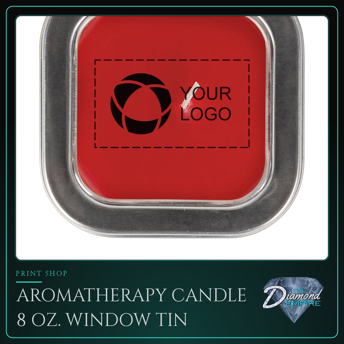 Aromatherapy Candle 8 oz. Window Tin