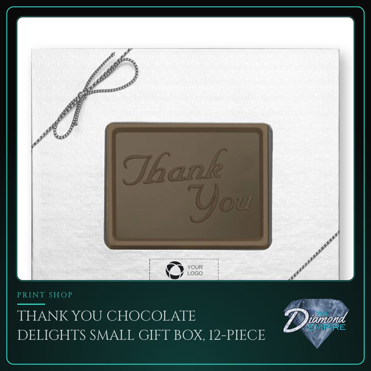 Thank You Chocolate Delights Small Gift Box, 12-Piece