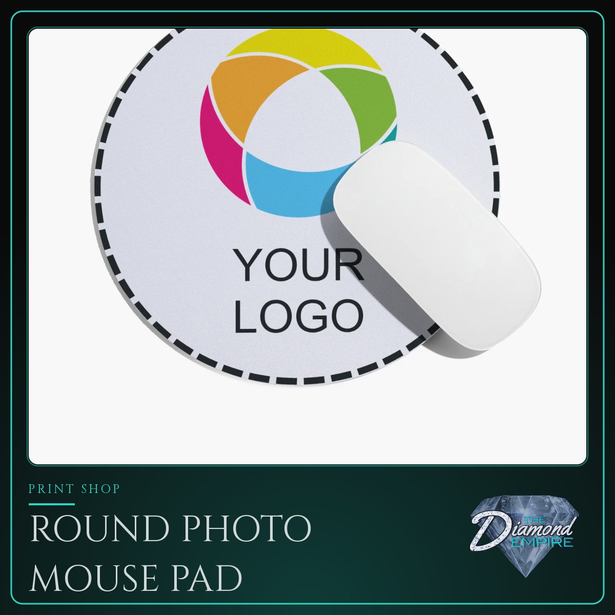 Round Photo Mouse Pad