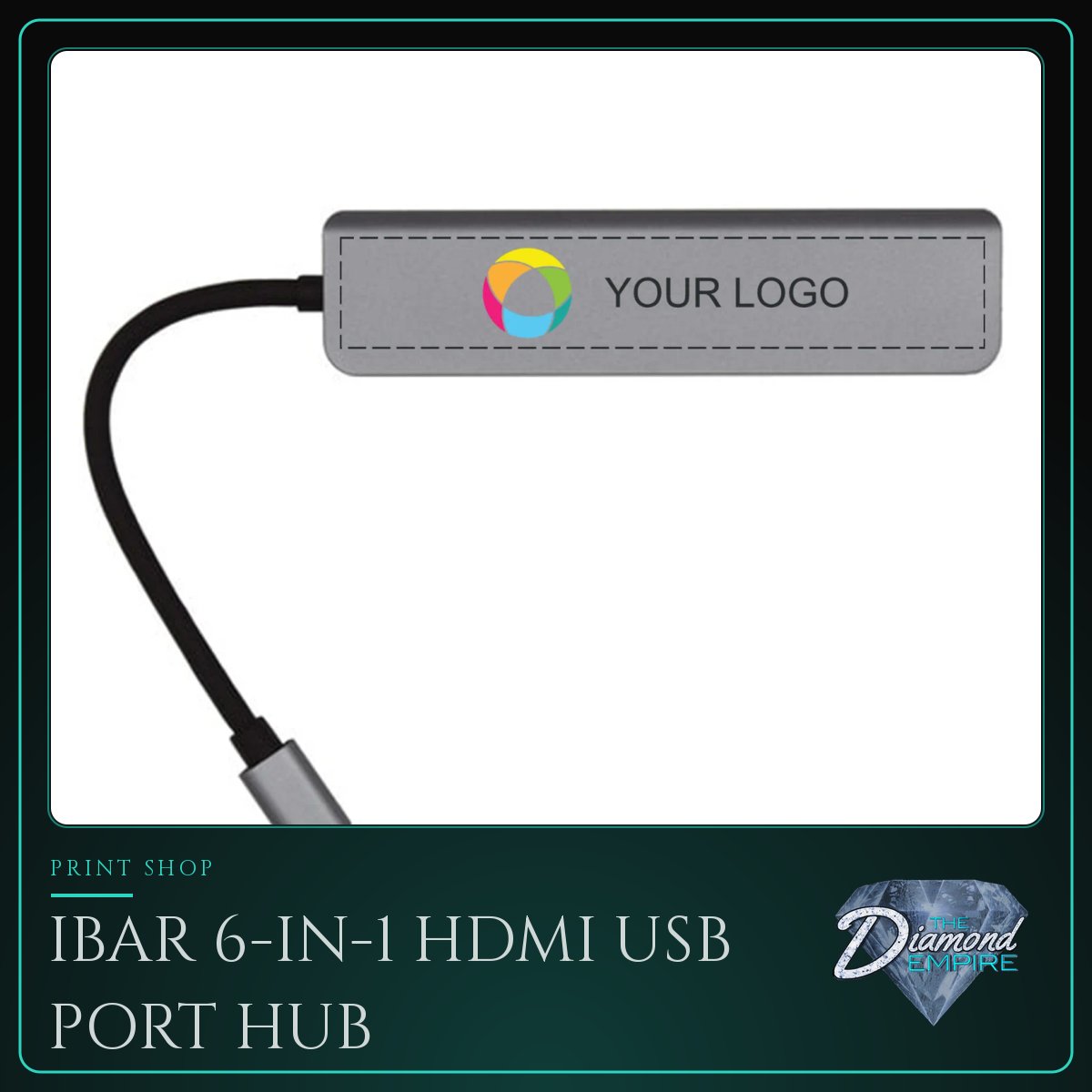 iBar 6-in-1 HDMI USB Port Hub