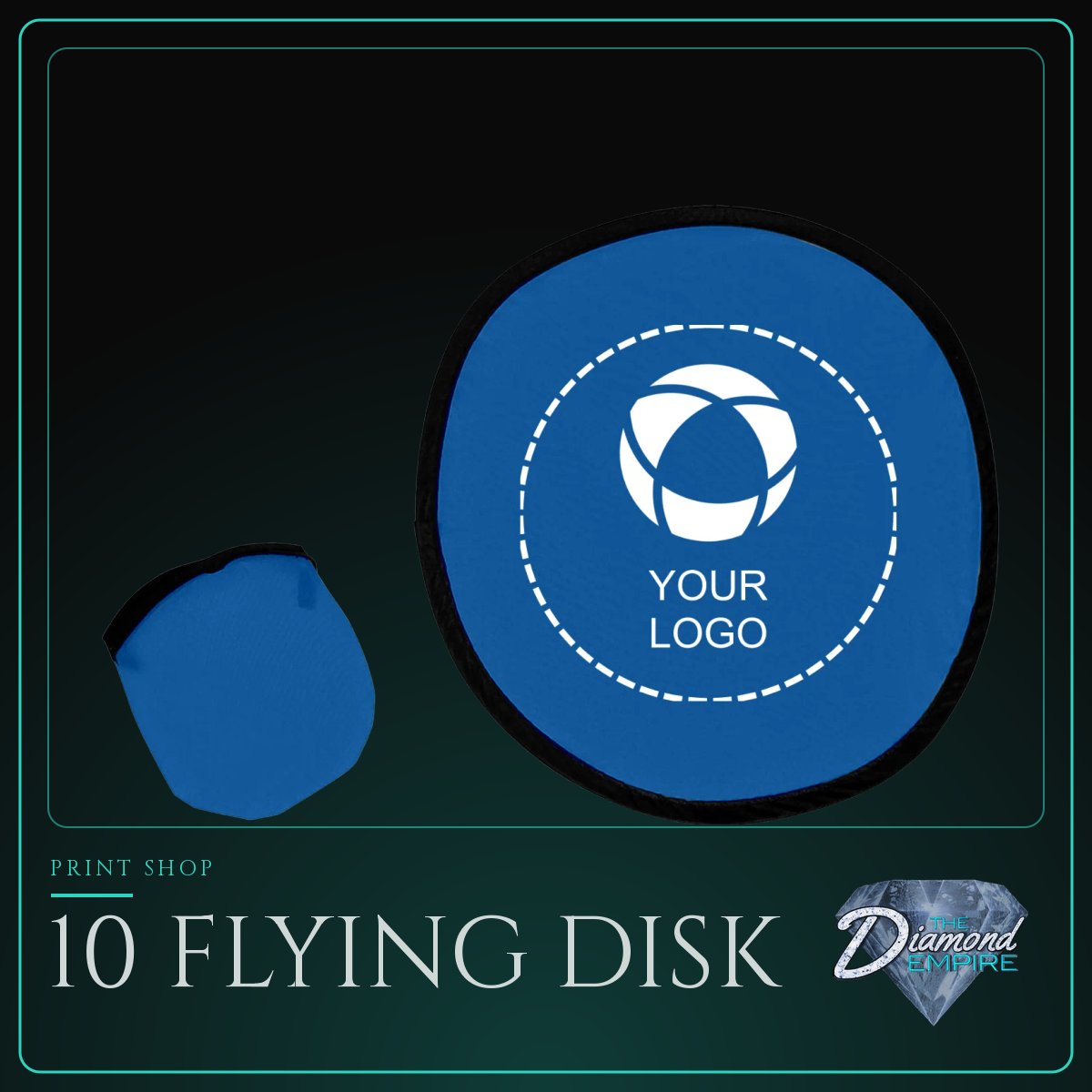 10 Flying Disk With Matching Pouch