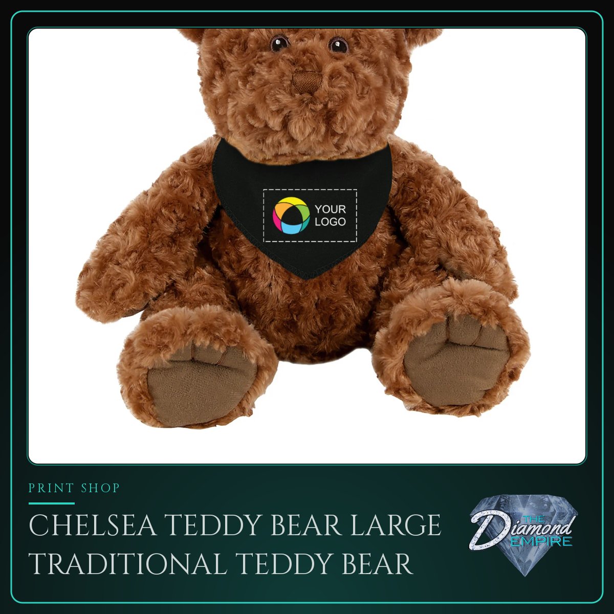 Chelsea Teddy Bear Large Traditional Teddy Bear – 14.5" Plush