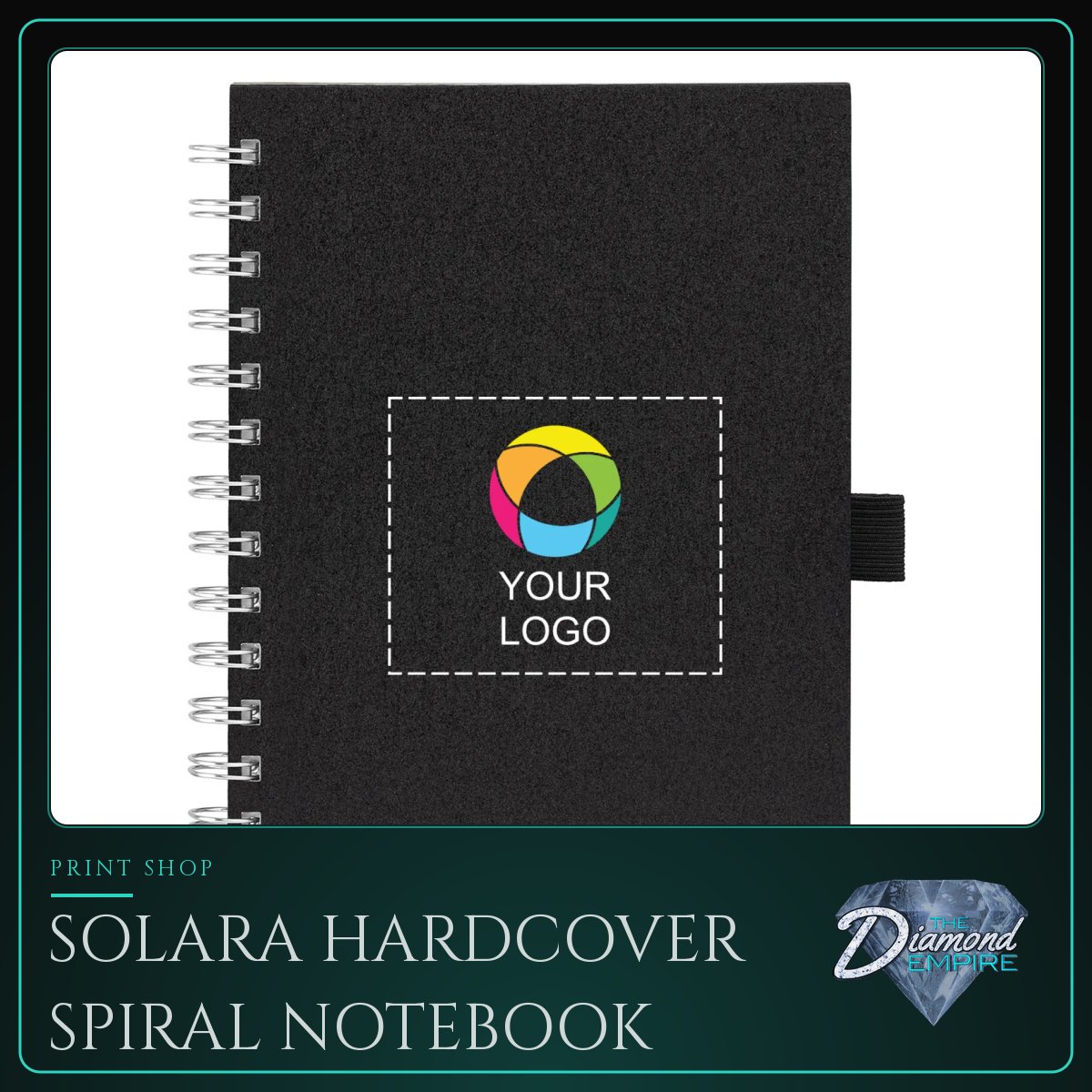 Solara Hardcover Spiral Notebook – A5