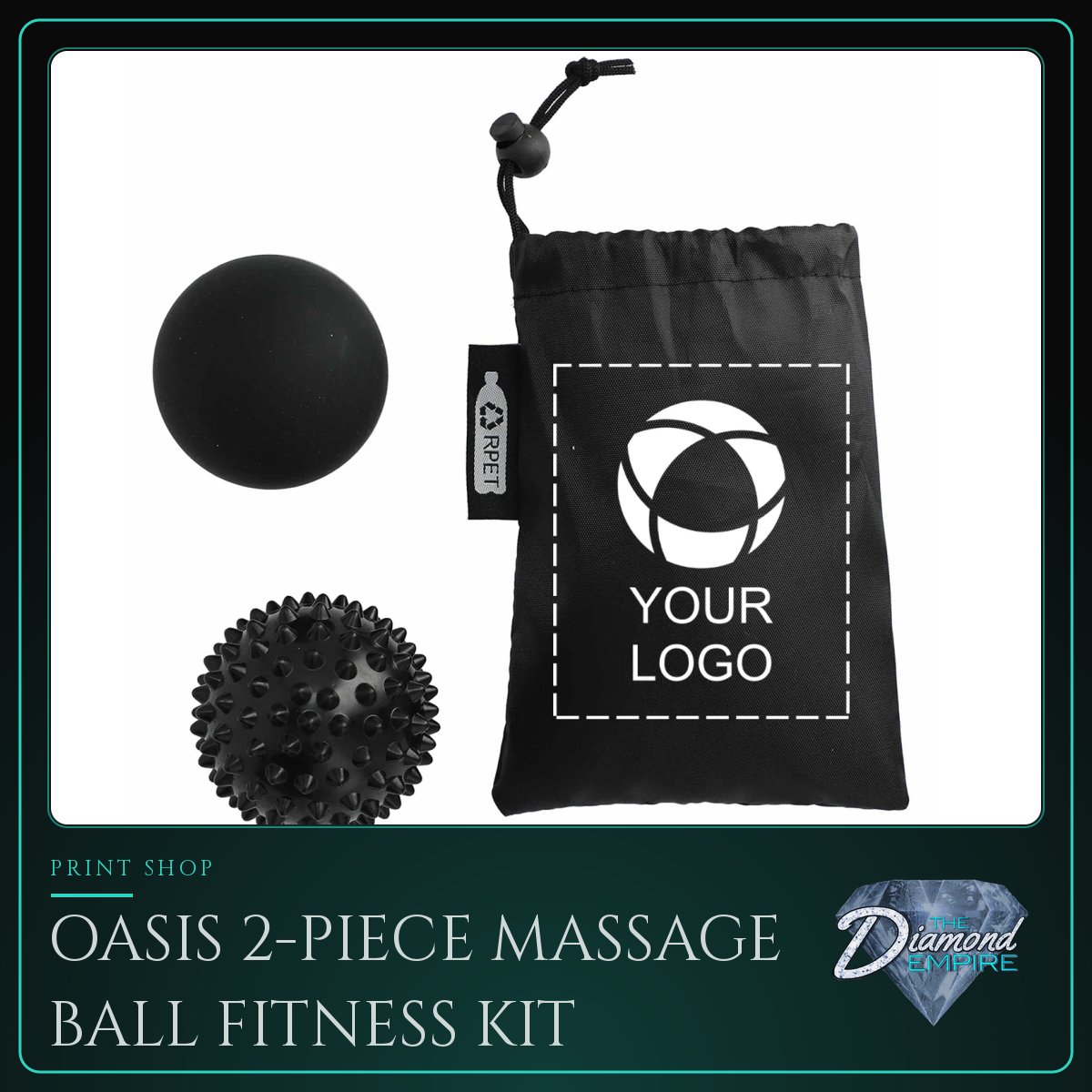 Oasis 2-Piece Massage Ball Fitness Kit