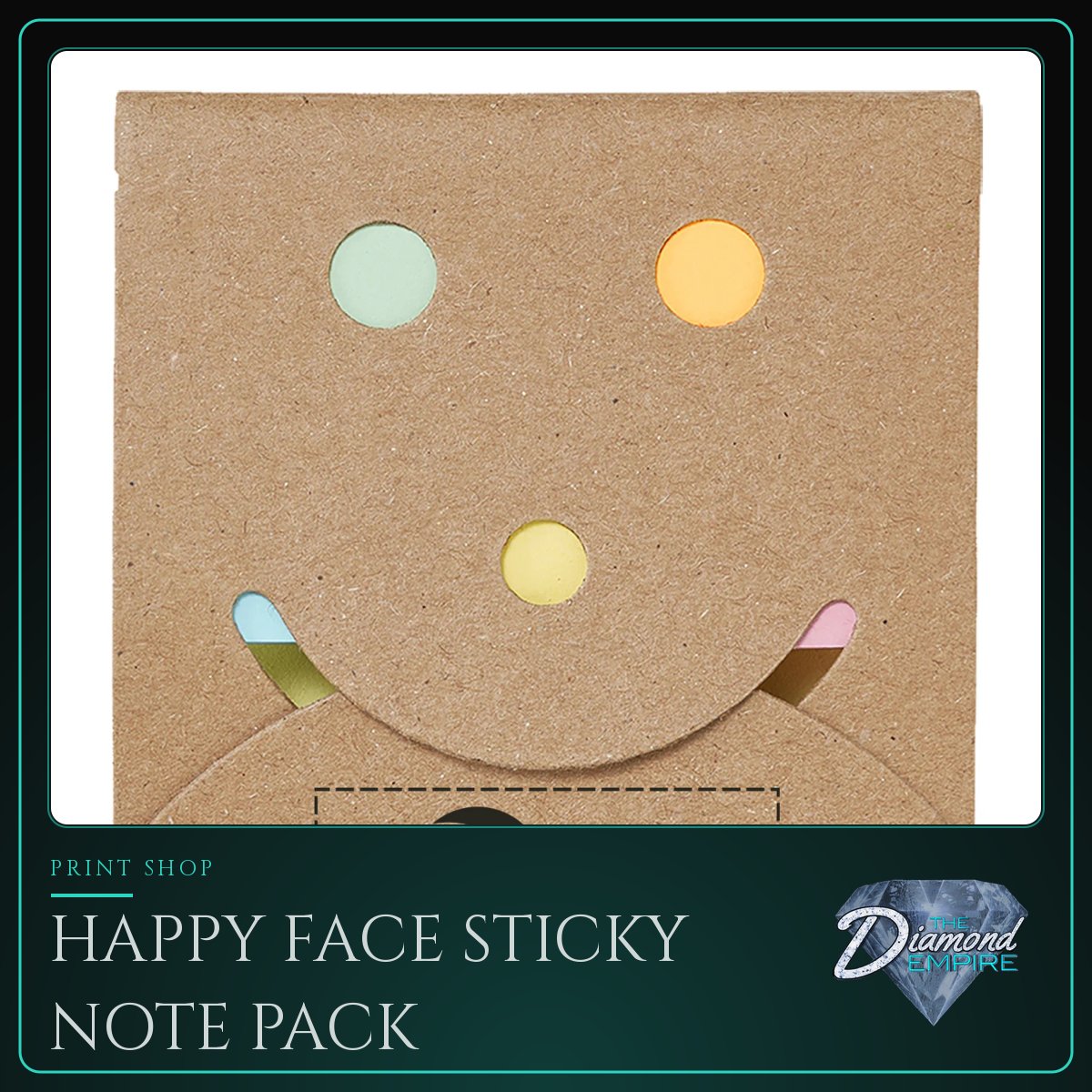 Happy Face Sticky Note Pack